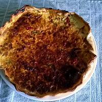 recette QUICHE LORRAINE aux TROIS POIVRONS à ma façon