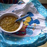 recette Soupe bébé au riz cantonais