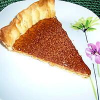 recette Tarte fondante au caramel et cacao