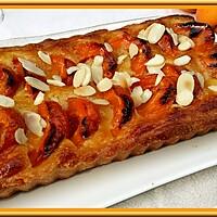 recette Tarte  abricots et amandes