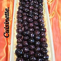 recette Tarte aux cerises nature.