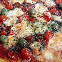 recette Pizza aux tomates cerise