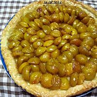 recette Tarte aux mirabelles nature.