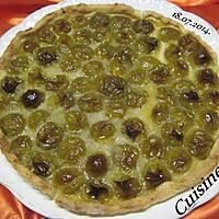 recette Tarte aux prunes reine claude nature.