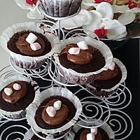 recette Cupcakes cacao coeur melon