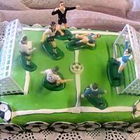 recette Gâteau anniversaire foot.