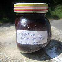 recette Confiture de cerises griottes.