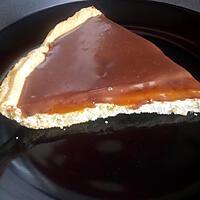 recette Tarte au chocolat caramel beurre salé