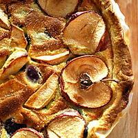 recette Tarte aux questches et pommes à la mode de Luneville