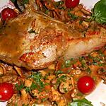 recette Cote de veau aux girolles