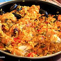 recette Paella au poulet