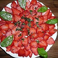 recette carpaccio de fraises