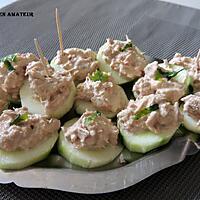 recette Canapés de concombre