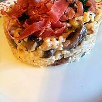 recette Risotto aux champignons et jambon serrano