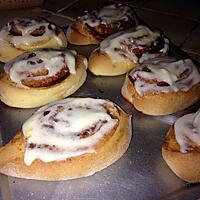 recette Cinnamon rolls