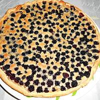 recette TARTE AUX MURES SAUVAGES ET CREME AMANDINE