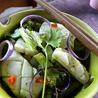 recette Blancs de seiches au Curry vert thaï