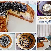 recette Cheesecake aux myrtilles