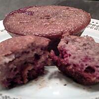 recette muffin framboise- chocolat blanc