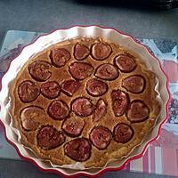 recette Tarte aux figues à la crème d'amandes