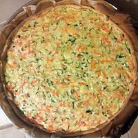 recette Tarte courgette, carotte et gouda