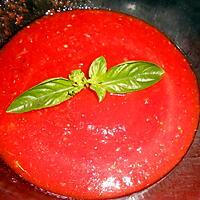 recette SAUCE TOMATES FRAICHES MAISON