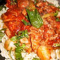 recette Poitrine de veau sauce tomate aux petits oignons