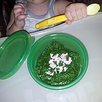 recette Purée verte au jambon*Pour Bébé*