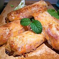 recette Nems janbon mozzarella..!