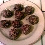 recette Rocher à la  noix de coco et cacao