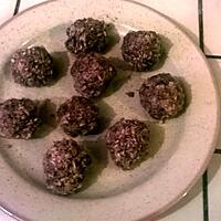 recette Rocher à la  noix de coco et cacao