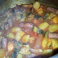 recette Ragoût de légumes au merguez