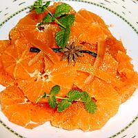 recette SALADE D'ORANGES "D'ETE CORSE"