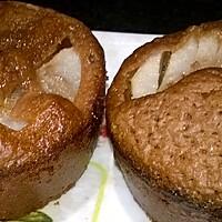 recette muffins chocolat poire