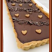 recette Tarte au chocolat  Carambar