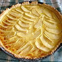 recette Tarte aux pommes à l'alsacienne