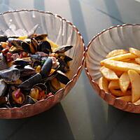 recette Moules au chorizo