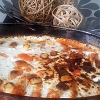 recette Gratin de quenelles de semoule a la ricotta