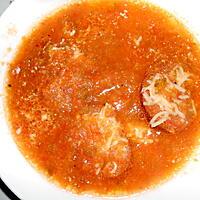 recette UNE PETITE SOUPE A LA TOMATE