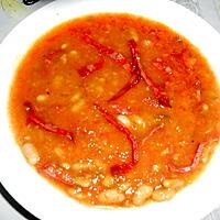 recette SOUPE A LA TOMATE AU CHORIZO