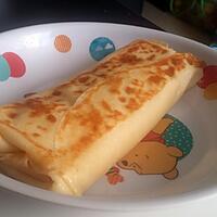 recette Crêpe roulé jambon fromage maison