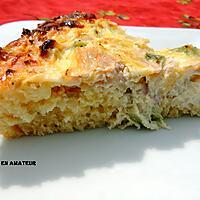 recette Tarte levée au poireau et lard