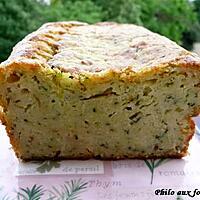 recette Cake aux courgettes & au parmesan