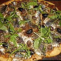 recette Pizza aux sardines(façon pissaladière)