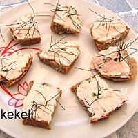 recette Toast aux rillettes de saumon