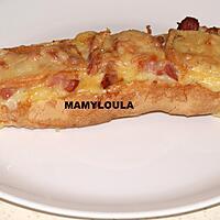 recette Baguette gratinée au Maroilles