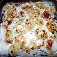 recette Gratin de pommes de terre & champignons au pavé d'Affinois