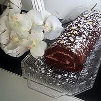recette Roulé cacao a la crème de mascarpone Nutella