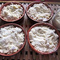 recette crumble poires  rhubarbe