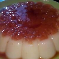 recette FLAN VANILLE ET SON COULIS DE CARAMEL